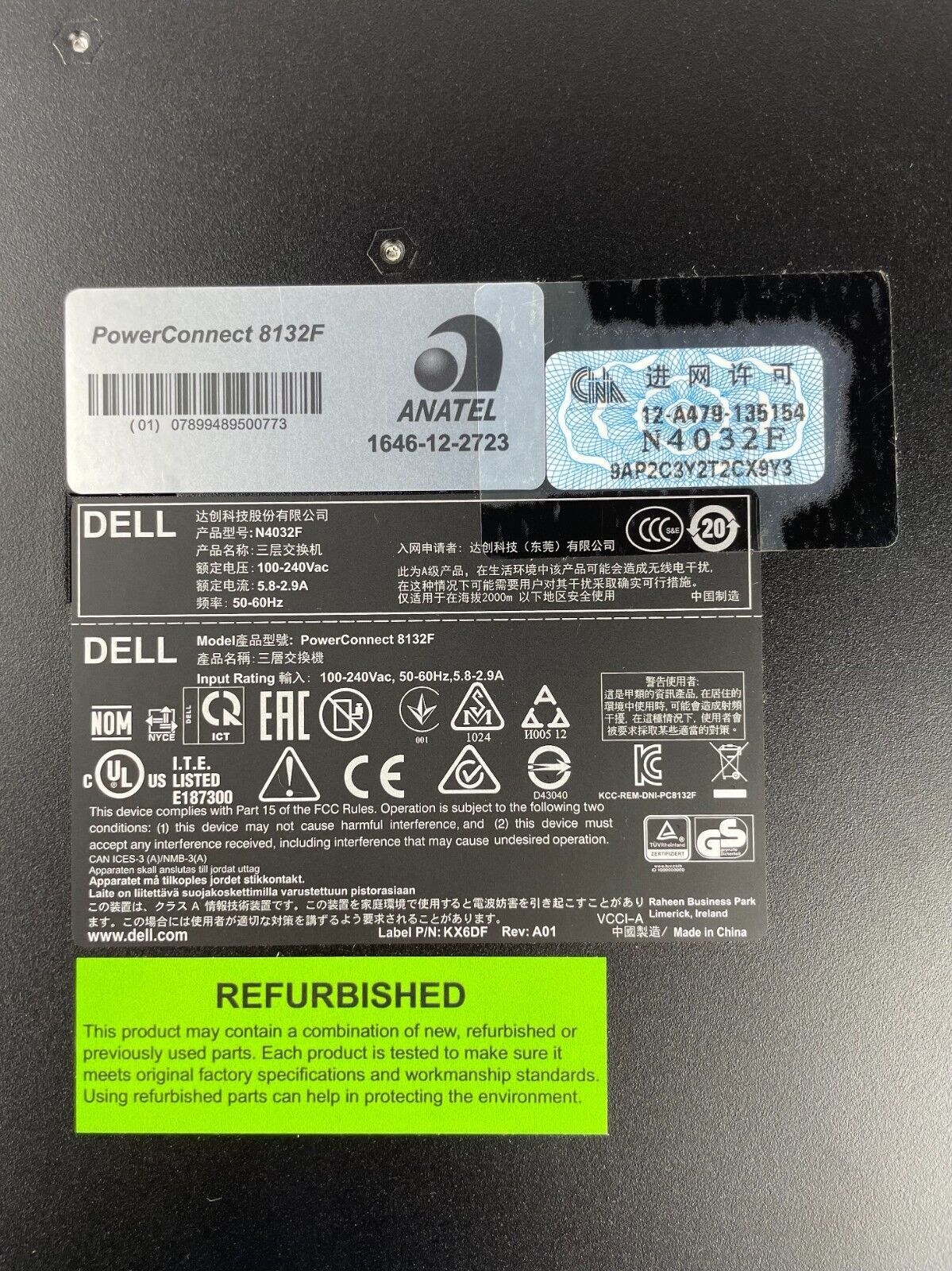 Dell Dell N4032F 32PRT SFP+ N-series RoHS // 05KGDH - 5KGDH
