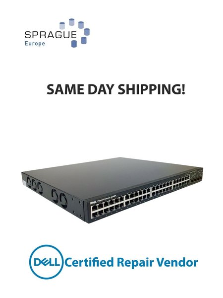 Dell Dell PC6248P 48PRT Ethernet POE PowerConnect RoHS // 0DX850 - DX850