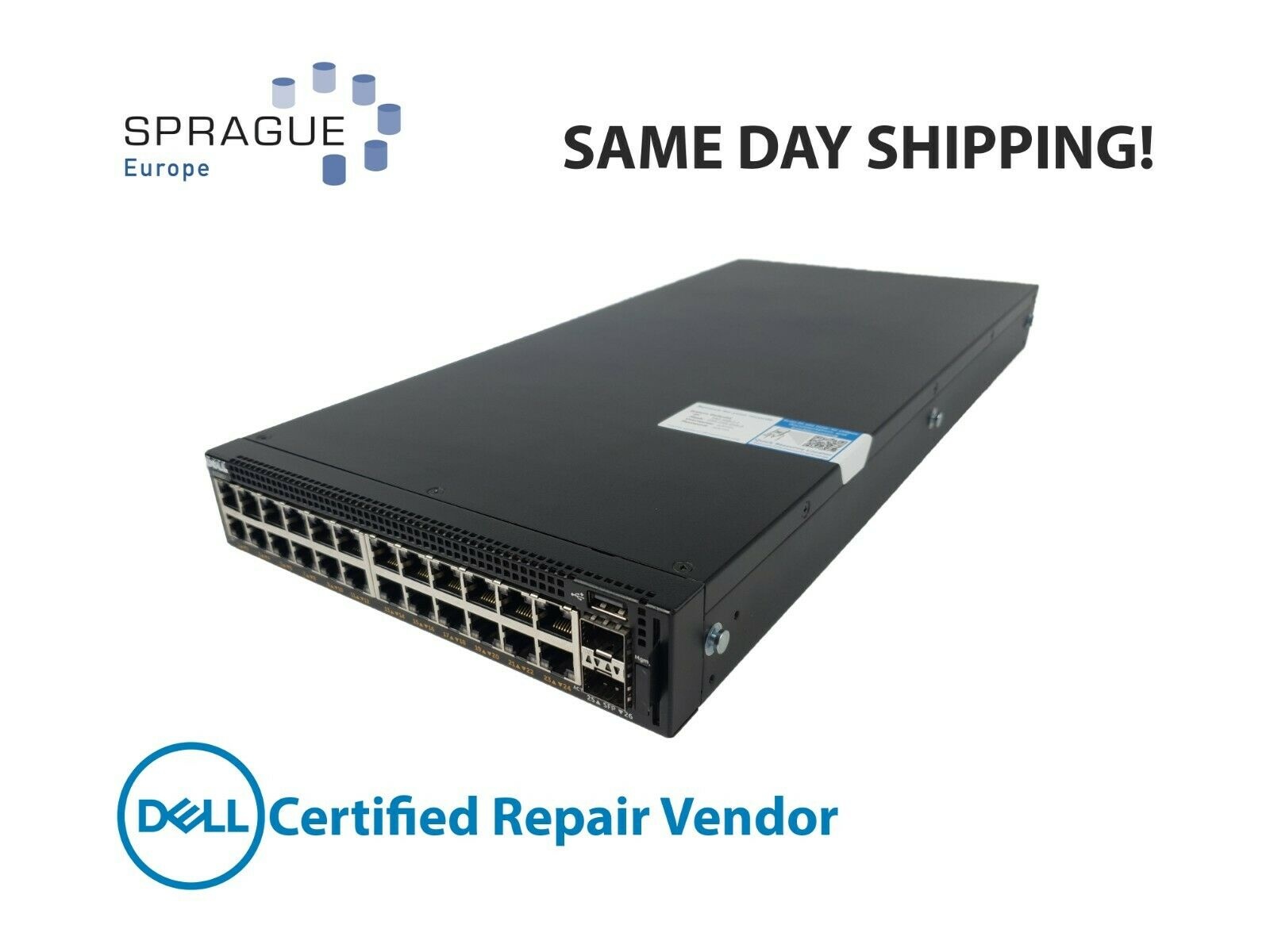 Dell Dell X1026P 24PRT Ethernet POE X-series RoHS // 062MWJ - 62MWJ