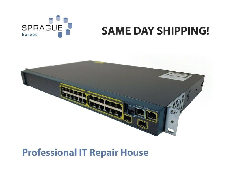 Cisco Cisco Catalyst 24PRT Ethernet RoHS // WS-C2960S-24TS-S V02