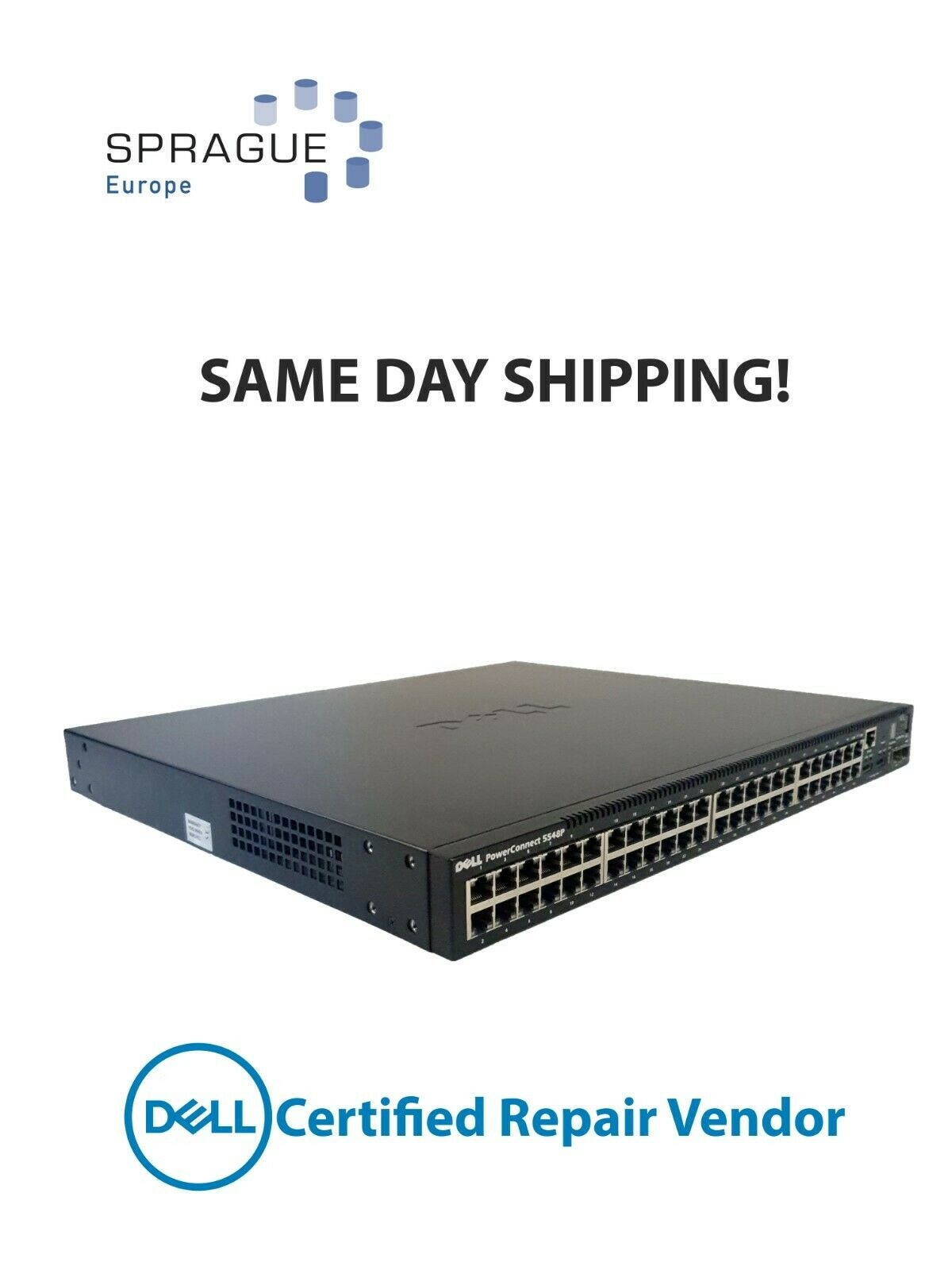 Dell Dell PowerConnect 5548P 48PRT Ethernet POE RoHS // 032YKV - 32YKV