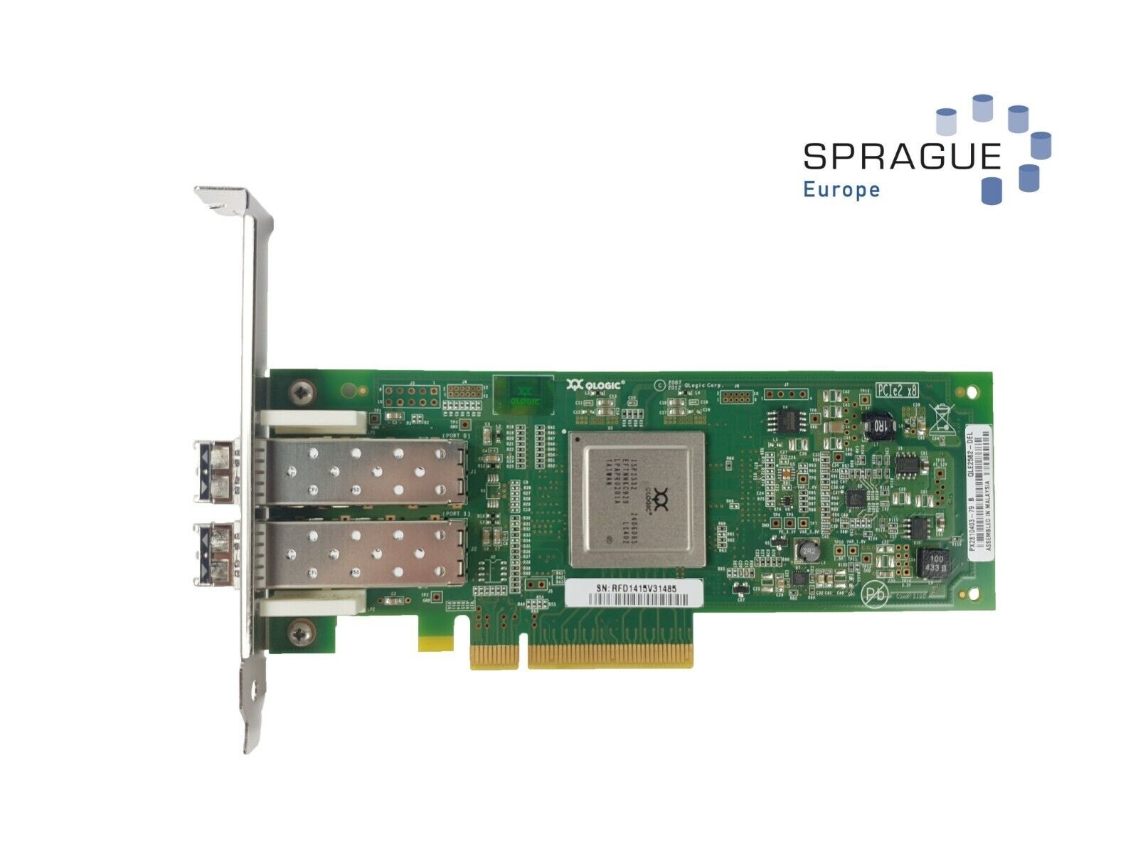 Dell Dell QLogic QLE2562 Dual-Port FC 8Gb HBA RoHS // 0MFP5T - MFP5T