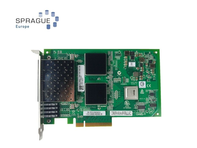 DELL QLOGIC I/O CARD FC PCIe 8Gb 4 PORTS DELL RoHS // 045GPC - 45GPC