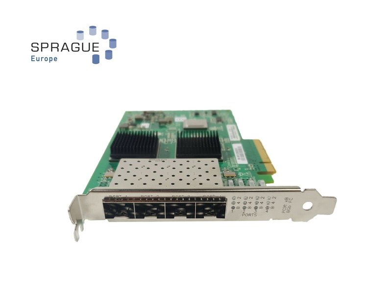 DELL QLOGIC I/O CARD FC PCIe 8Gb 4 PORTS DELL RoHS // 045GPC - 45GPC