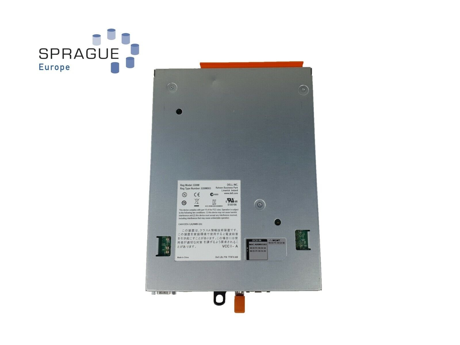 Dell Dell Equallogic Control Module Type 15 RoHS // 0KK95M - KK95M