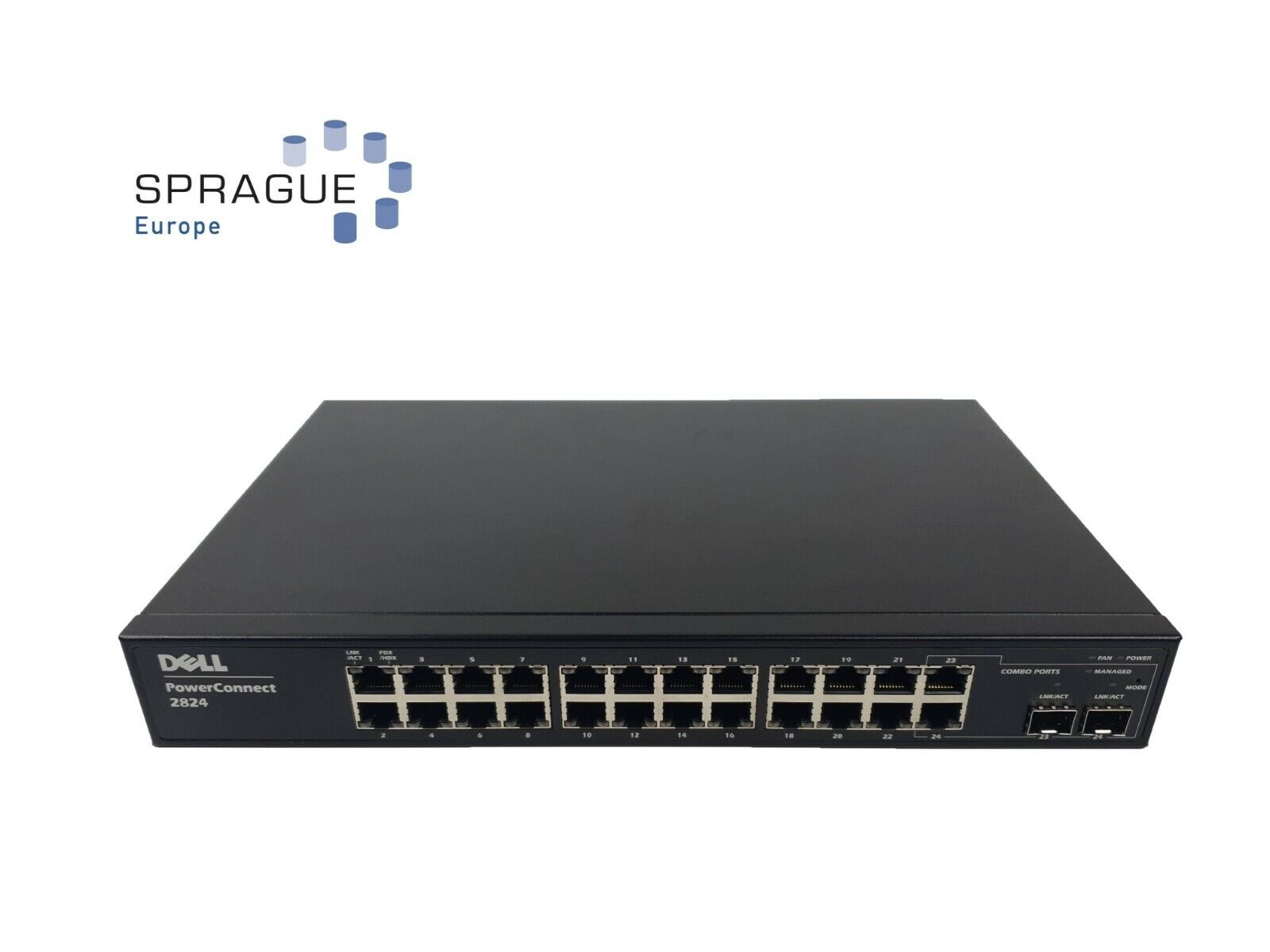 Dell Dell 2824 24PRT Ethernet PowerConnect RoHS // 0F491K - F491K