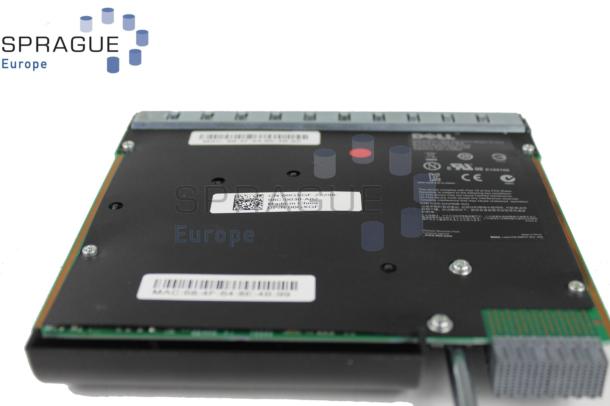Dell Dell DNI R1-2210 4PRT SFP+ VRTX RoHS // 00GXGF - 0GXGF