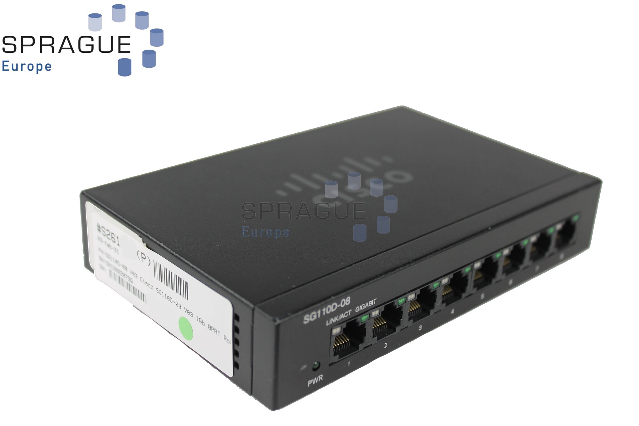 Cisco Cisco 1Gb 8PRT RoHS // SG110D-08 V03
