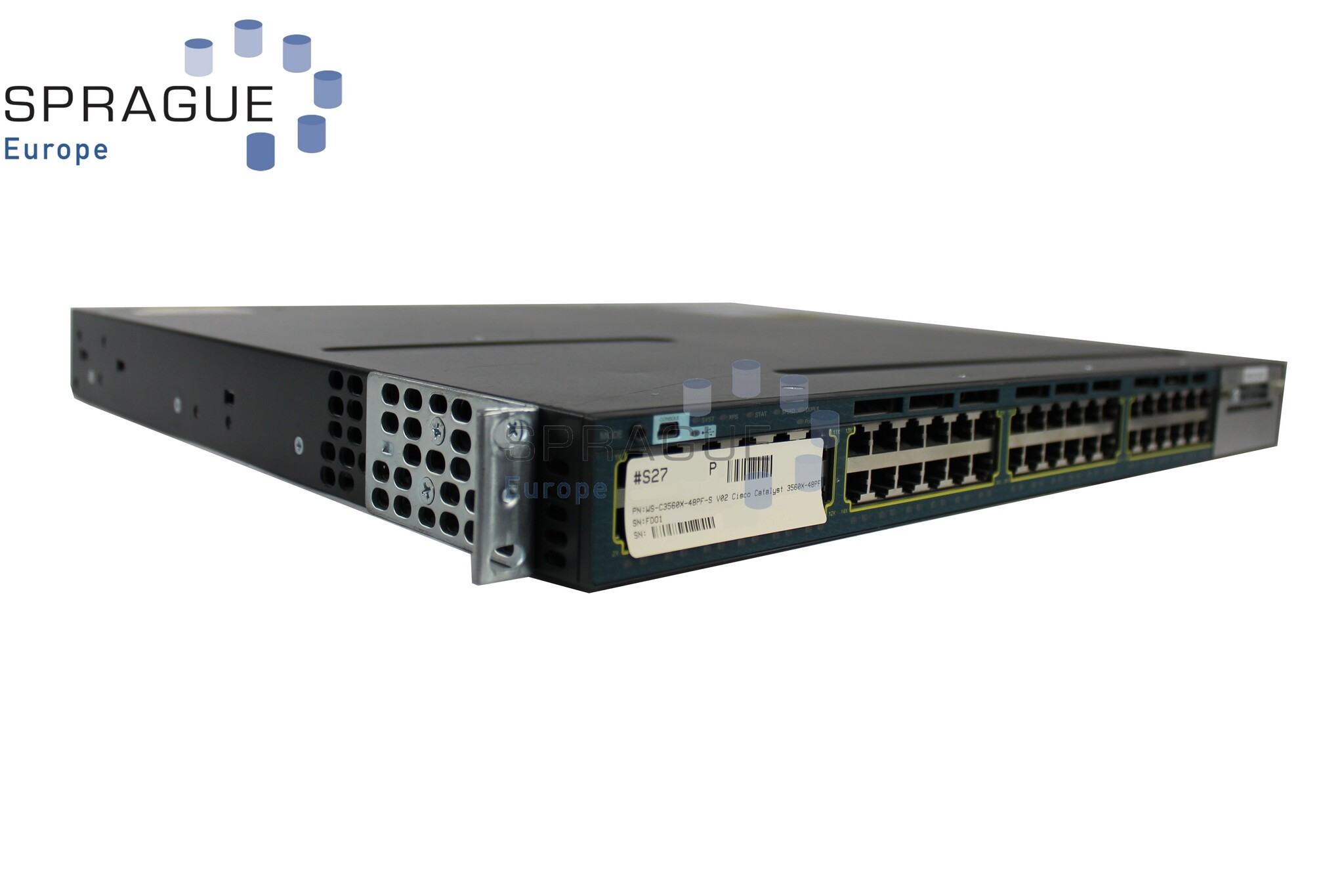 Cisco Cisco Catalyst 48PRT Ethernet RoHS // WS-C3560X-48PF-S V02