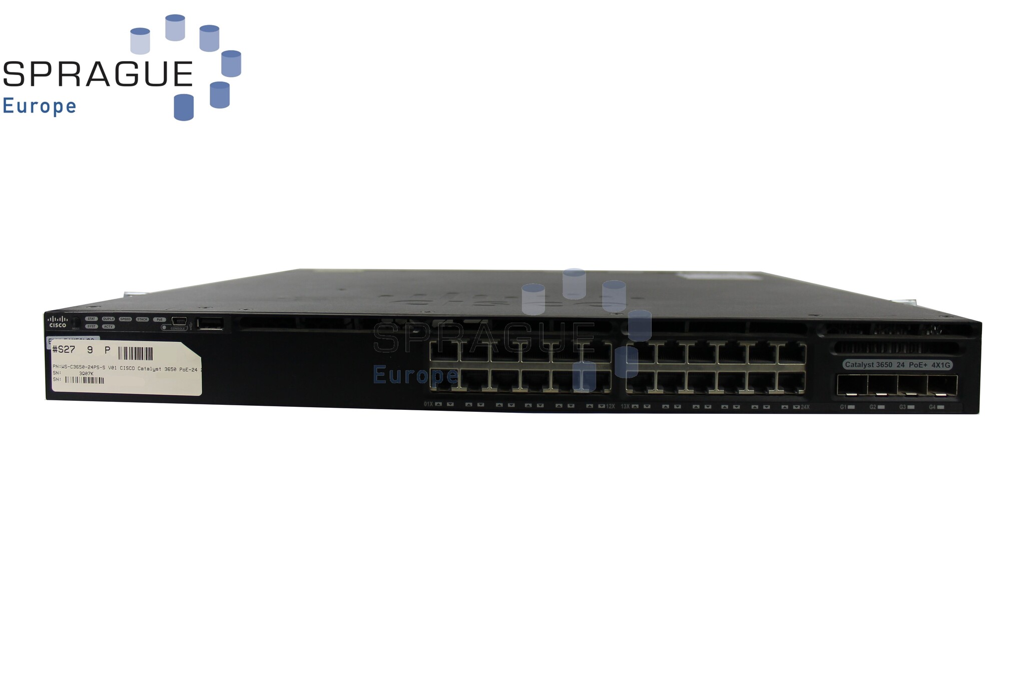 Cisco Cisco Catalyst 24PRT Ethernet RoHS // WS-C3650-24PS-S V01