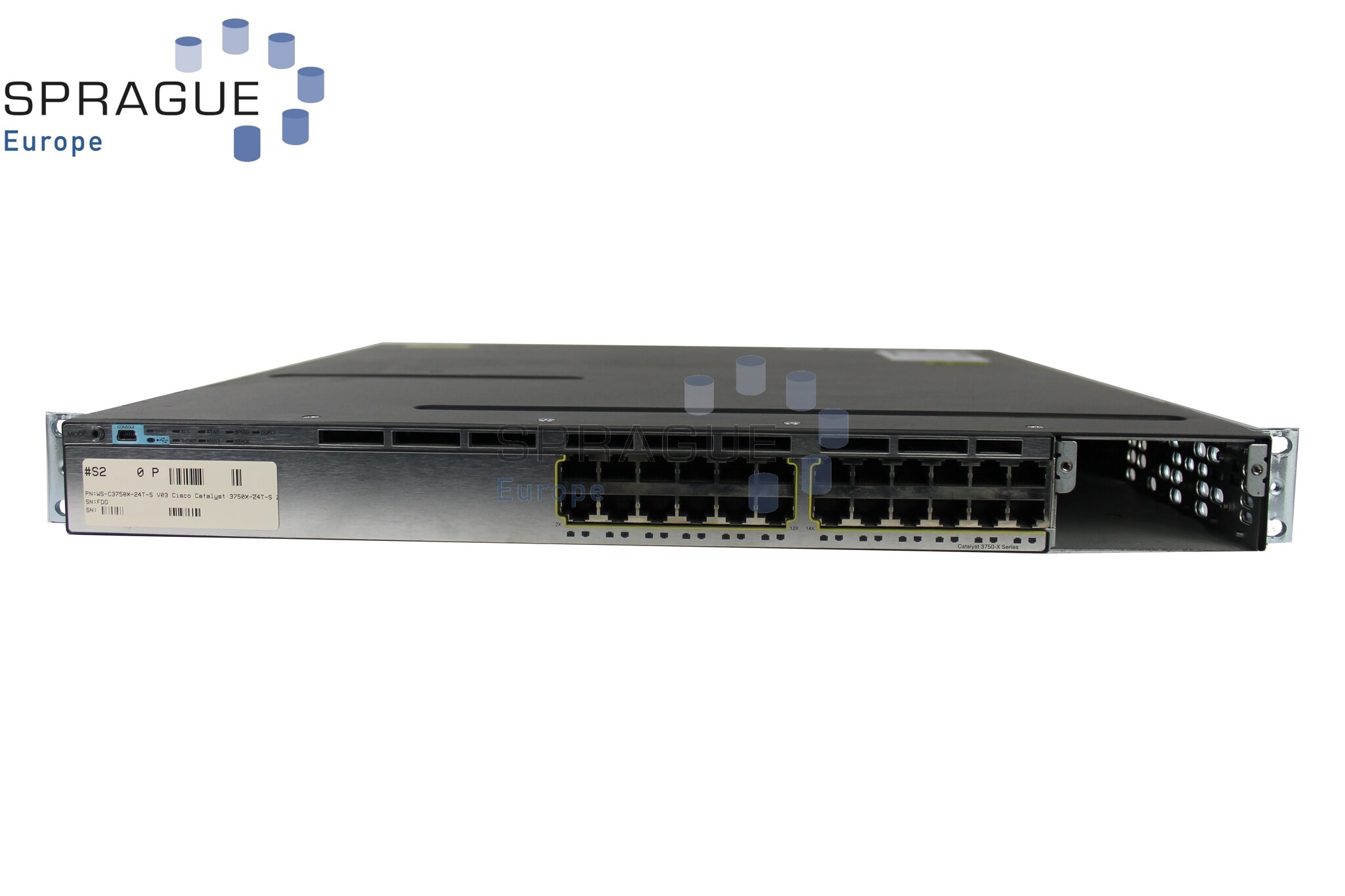 Cisco Cisco Catalyst 24PRT Ethernet RoHS // WS-C3750X-24P-S V04