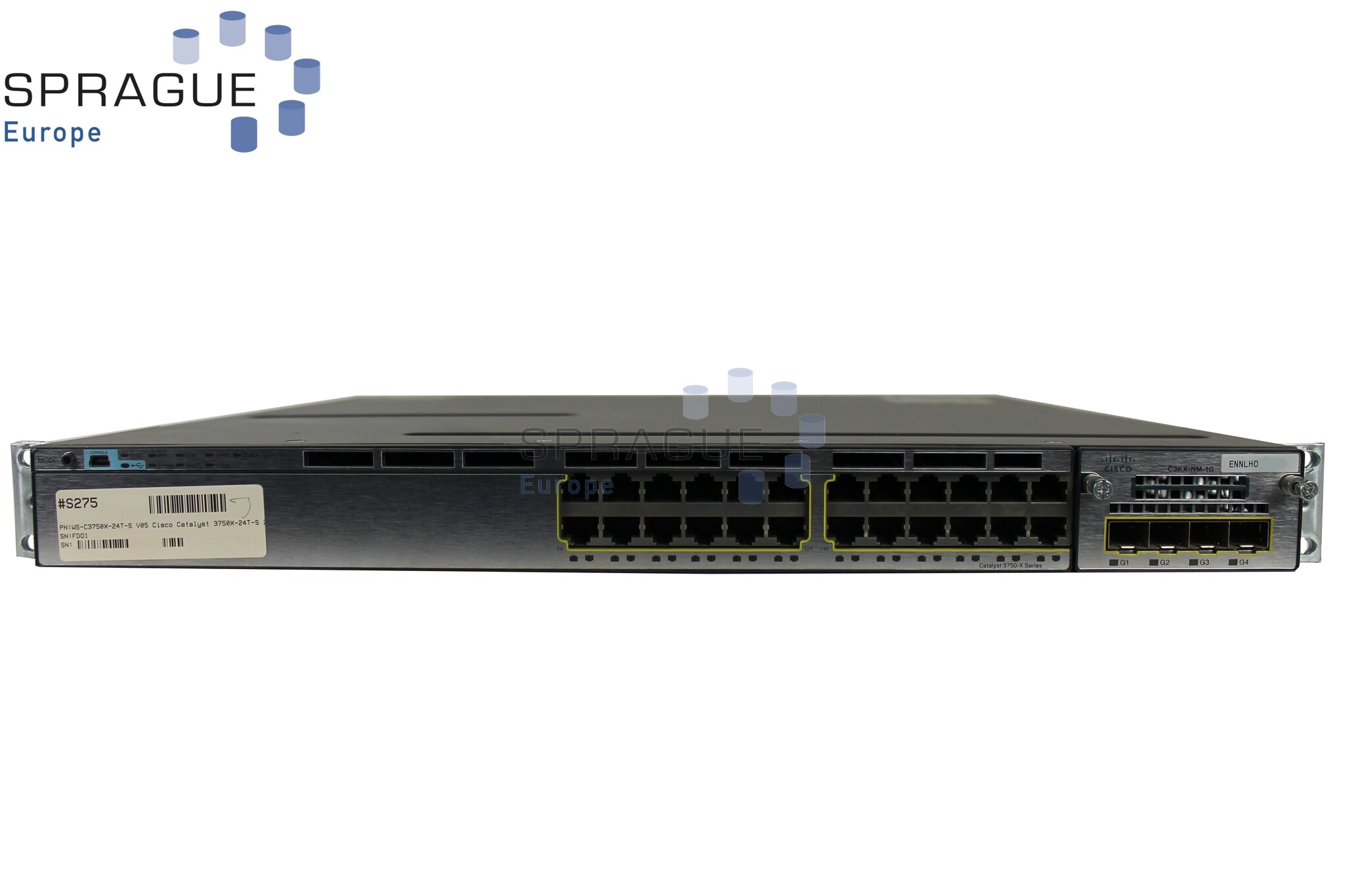 Cisco Cisco Catalyst 3750X Ethernet RoHS // WS-C3750X-24T-S V05