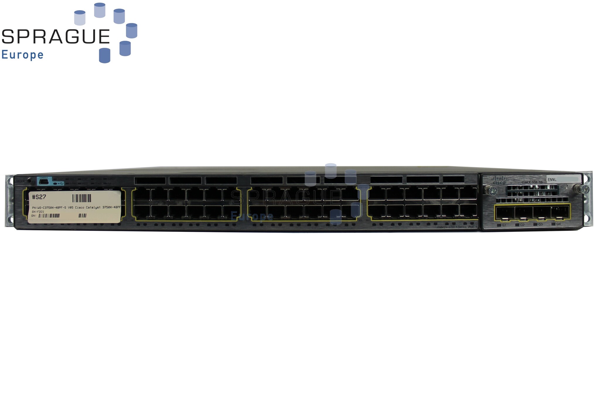 Cisco Cisco Catalyst 3750X Ethernet RoHS // WS-C3750X-48PF-S V05