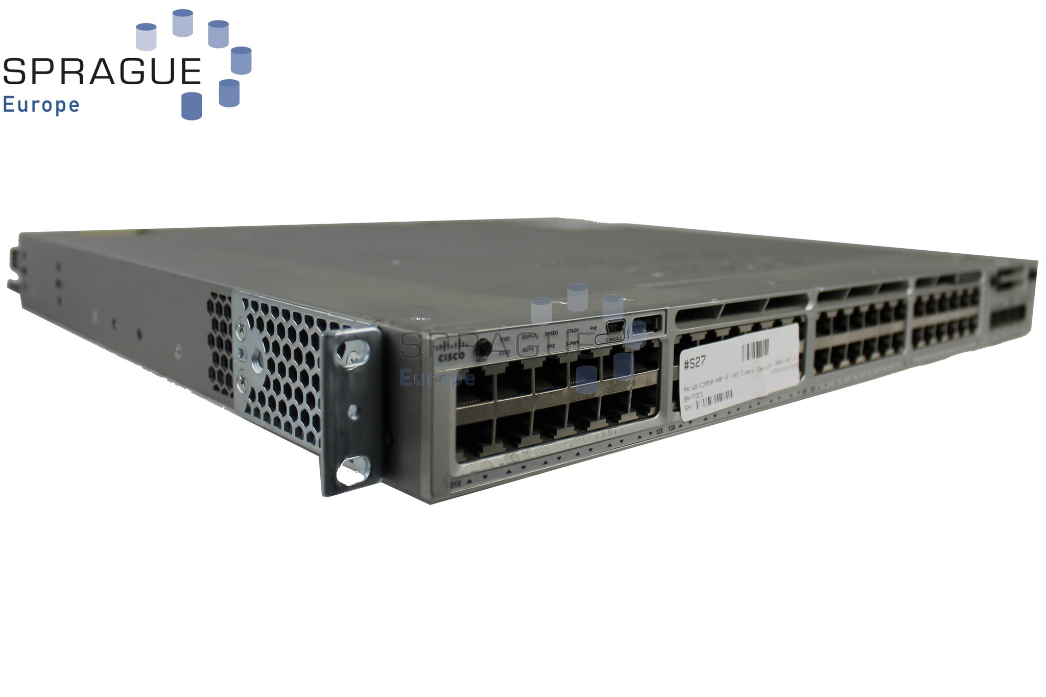 Cisco Cisco Catalyst 3850 Ethernet RoHS // WS-C3850-48F-S V03