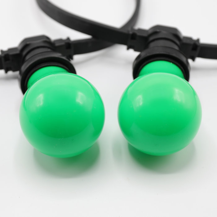 Lampadina LED colorata, 2 e 5 watt, verde, rivestimento grande Ø60