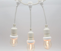 Portalampada a sospensione (bianco) - da montare (escluso lampada)