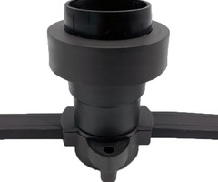 Portalampada E27 individuale con l'anello di tenuta (e con viti)