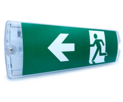 Illuminazione di emergenza da 4 watt (OTG-DD-3) con rivestimento trasparente