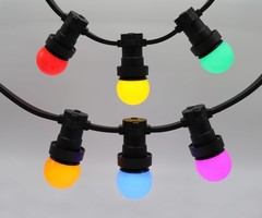 Set completo di catene luminose con 6 lampade LED a colori