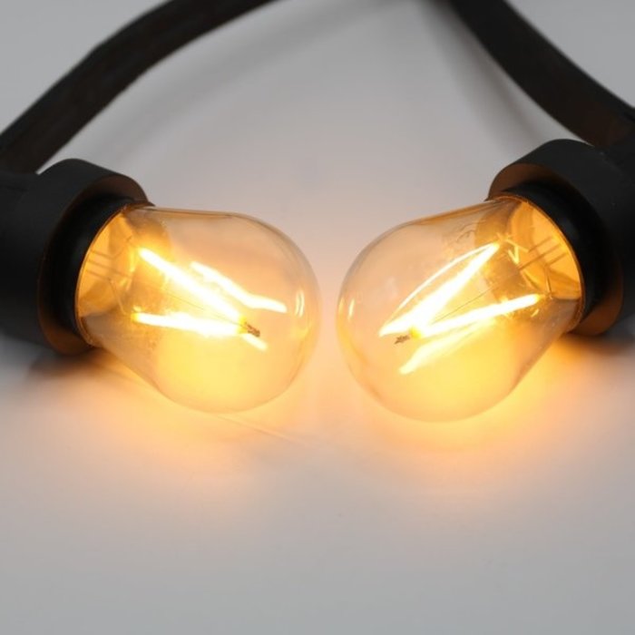 Set di catene luminose con lampade a filamento LED 3 watt dimmerabili 