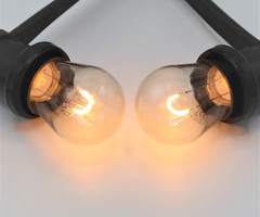 Lampade a filamento bianco caldo, forma a U - 0,6 watt