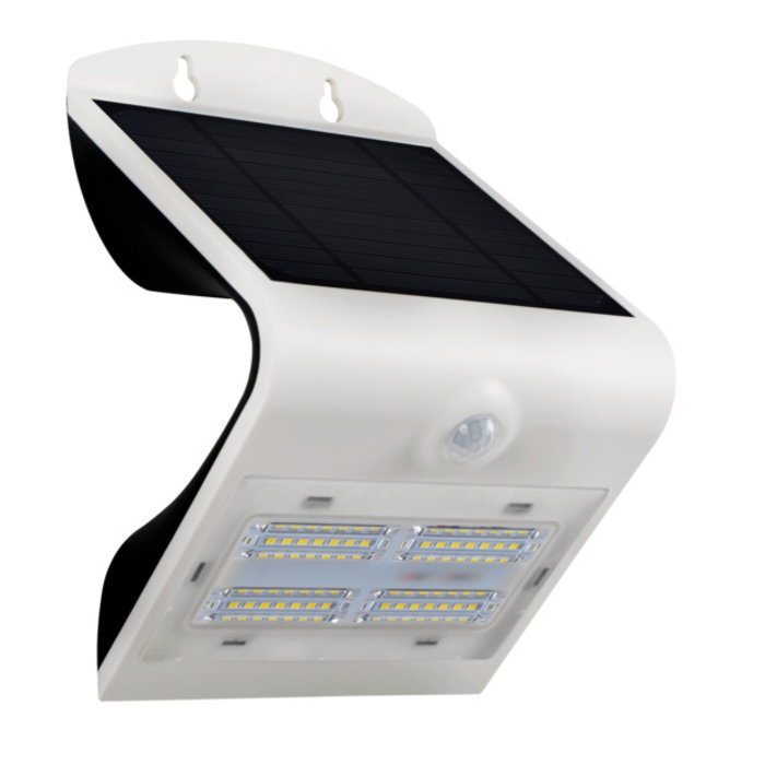 Applique solare per esterni Robo con sensore, 5W - nero 