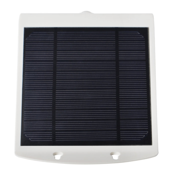 Lampada da parete solare per esterni Single Conan con sensore - bianca