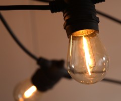 Stringa solare da esterno con 12 lampadine - 8 metri