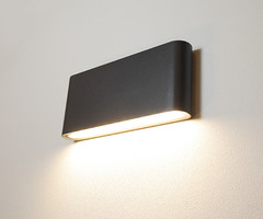 Lampada da parete moderna per esterni Kenny - antracite