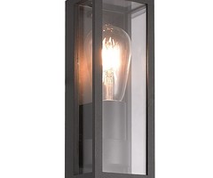 Lampada da parete industriale Valentina - nera