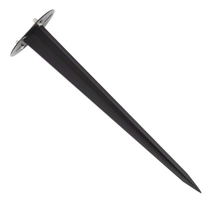 Perno di terra nero Enzo, 50 cm