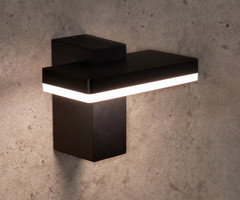 Onyx lampada da parete per esterni con sensore - antracite 