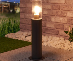 Lampada da terra Stella nera, 50 cm