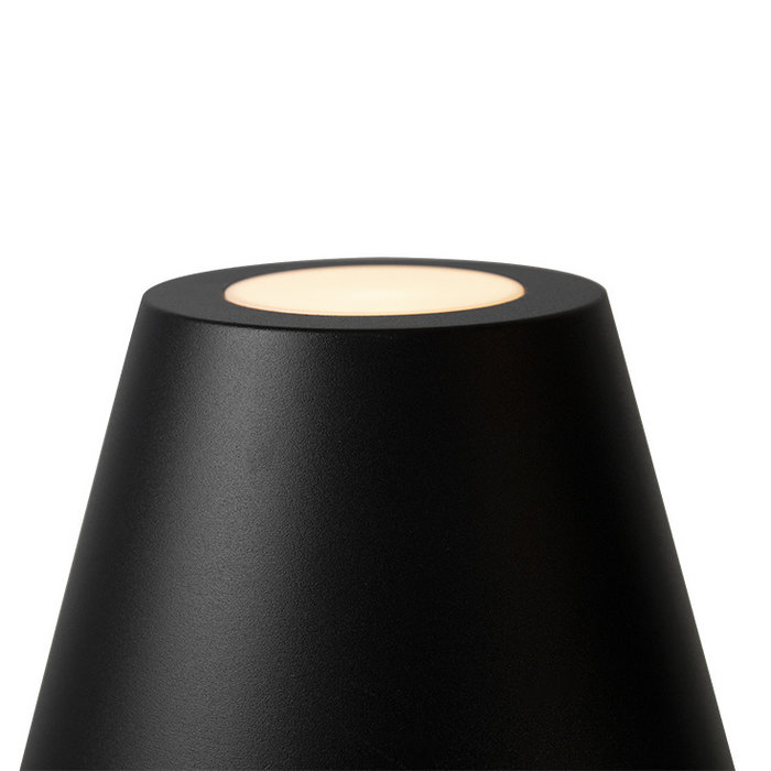 Lampada da esterno moderna Bruno nera con sensore, 80 cm