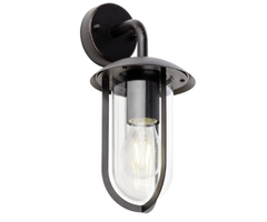 Lampada rurale in acciaio inox Davide - nero