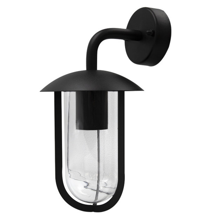 Lampada rurale in acciaio inox Davide - nero