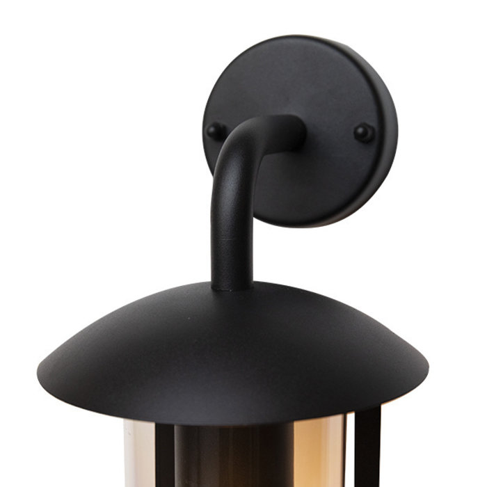 Lampada rurale in acciaio inox Davide - nero