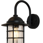 Lampada da esterno moderna nera Carla, 50 cm