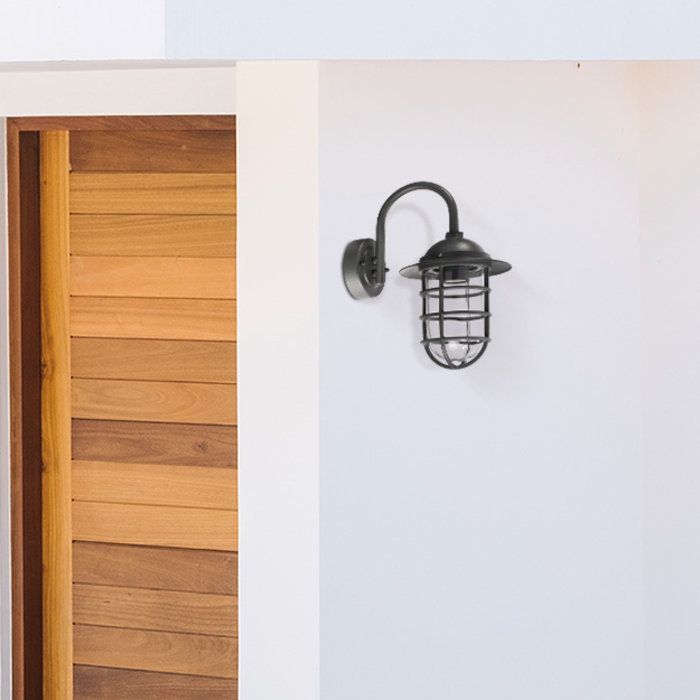 Lampada da esterno moderna nera Carla, 50 cm