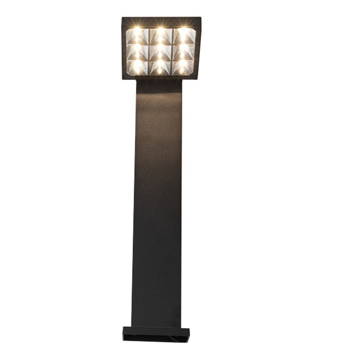 Lampada da esterno moderna nera Carla, 50 cm