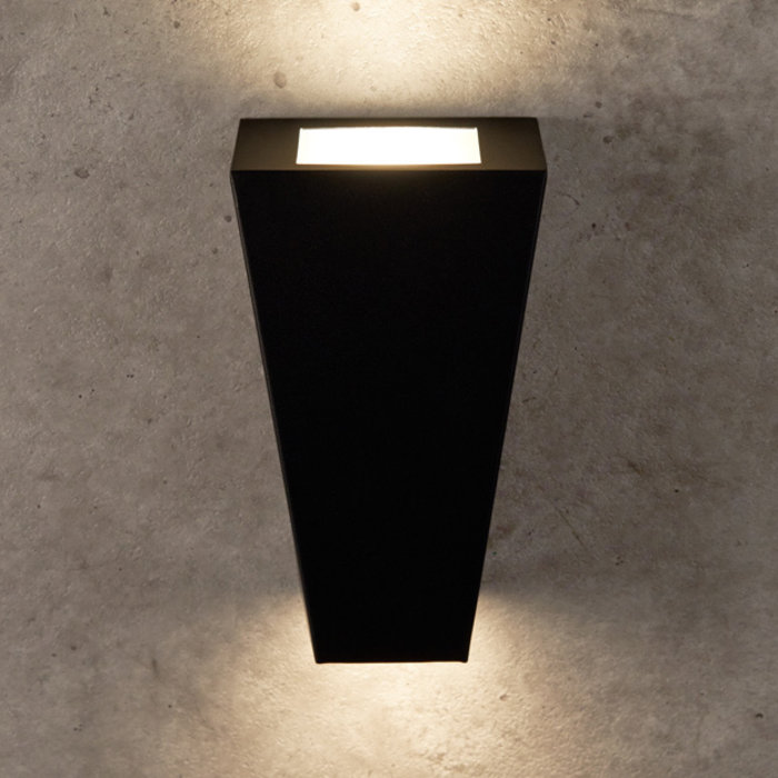Lampada da parete moderna nera - Luisa