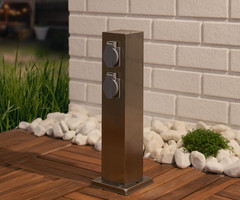 Dissuasore inox con zoccolo - Fabrizio