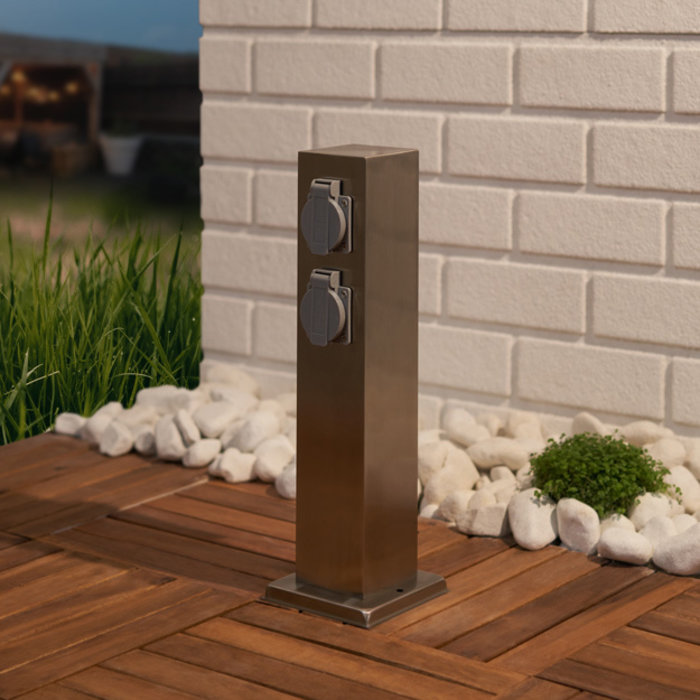 Dissuasore inox con zoccolo - Fabrizio