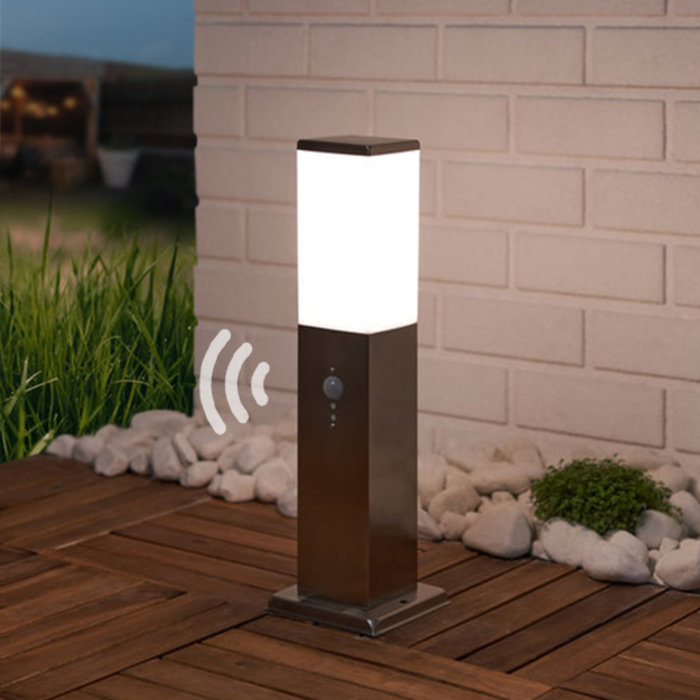 Lampada da parete Country acciaio inox - Fabio