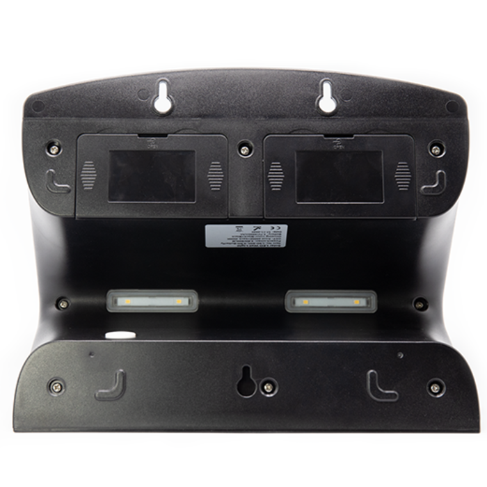 Lampada da parete solare nera con sensore Double Conan, 6.8W