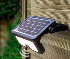 Applique solare per esterni Robo con sensore, 5W - nero