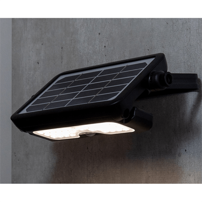 Luceco Solar Guardian Applique Solare A LED Con Sensore Di Movimento, 3.2W, Nero, Per Esterni