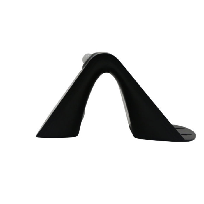 Lampada da parete solare per esterni Single Conan con sensore - nera