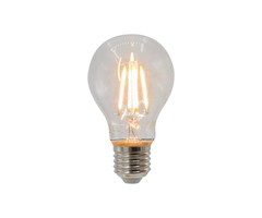 Lampada a filamento 4,5W e 7W, 2700K, vetro trasparente Ø60, dimmerabile su 3 livelli