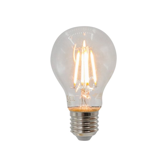 Lampada a filamento 4,5W e 7W, 2700K, vetro trasparente Ø60, dimmerabile su 3 livelli